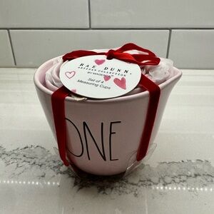 Rae Dunn - pink heart measuring cups